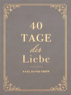 cover image of 40 Tage der Liebe